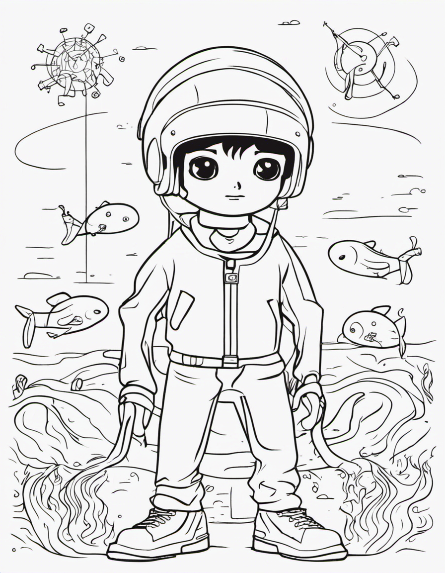 squid game coloring pages