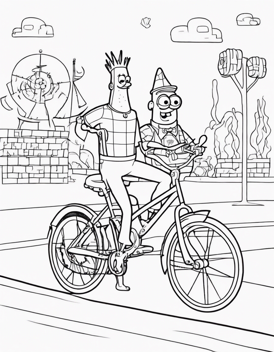 spongebob coloring pages