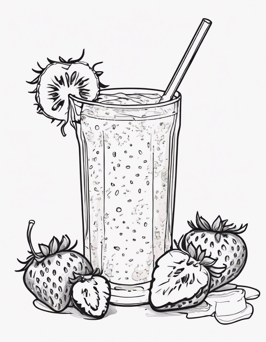 strawberry coloring pages