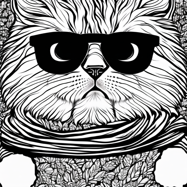 cat coloring pages