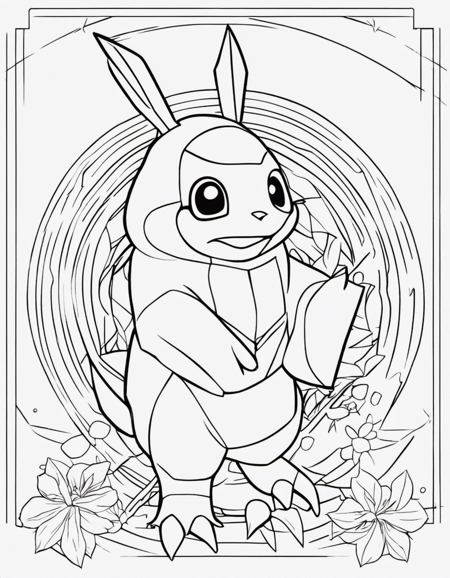 pokemon card for adults coloring page