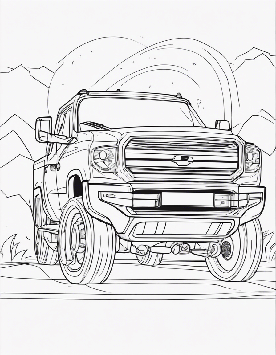 car coloring pages