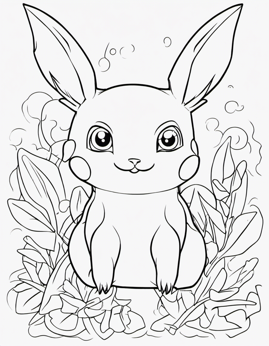 pokemon card for children coloring page