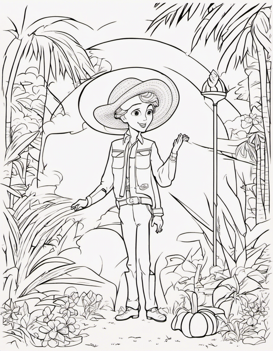 coco for children coloring page