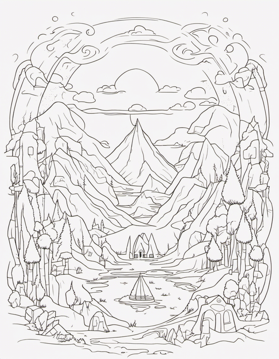 adventure time coloring pages