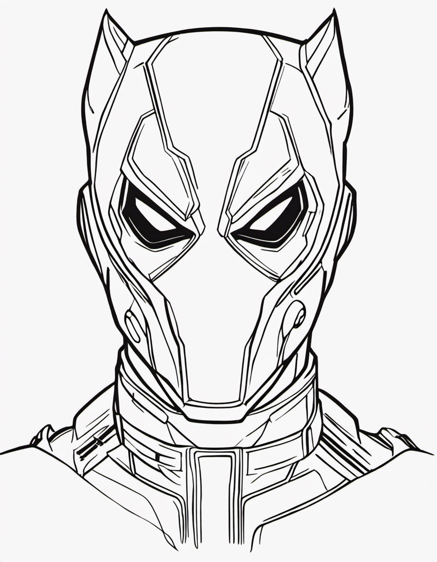 deadpool coloring pages