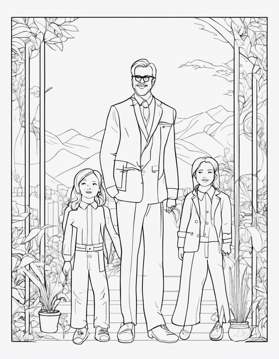 family coloring pages