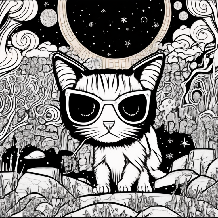 cat coloring pages