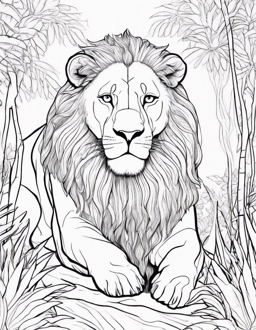 lion coloring pages