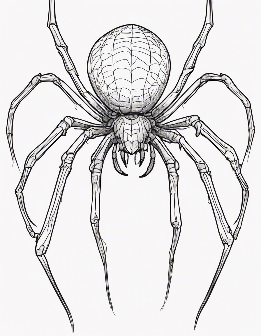 spider coloring pages