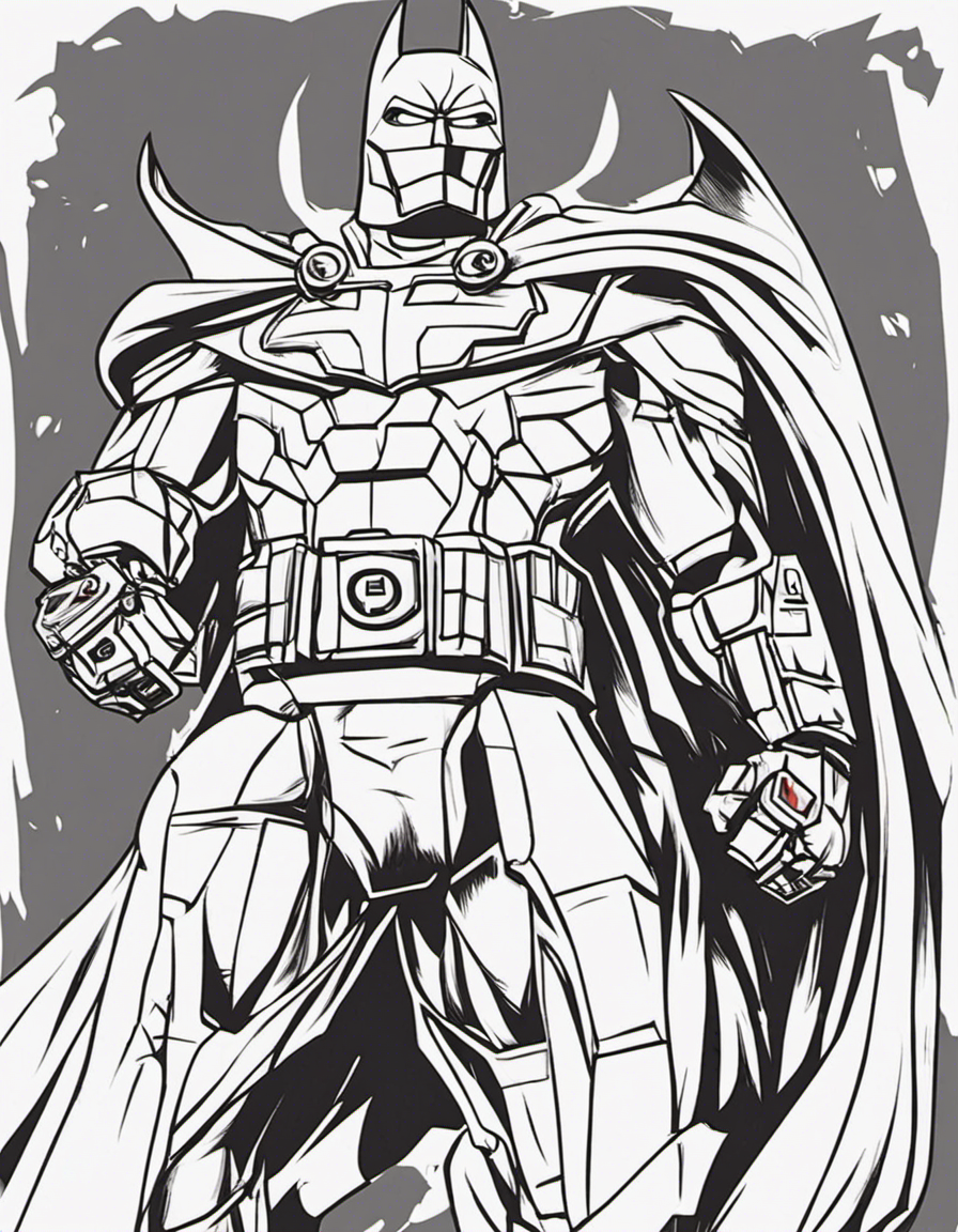 Lego Batman coloring page