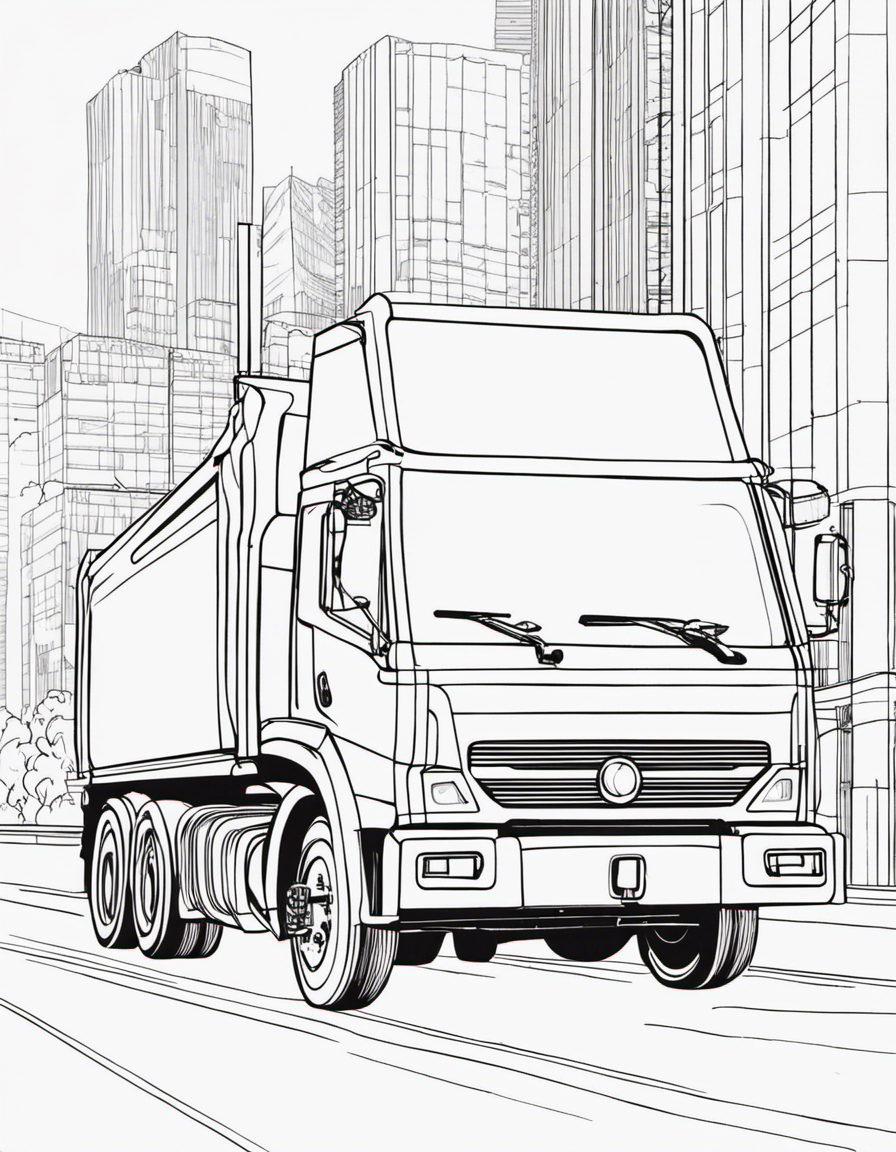 truck coloring pages