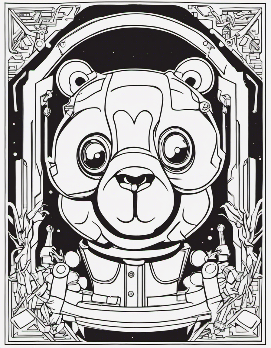 five nights at freddys coloring pages