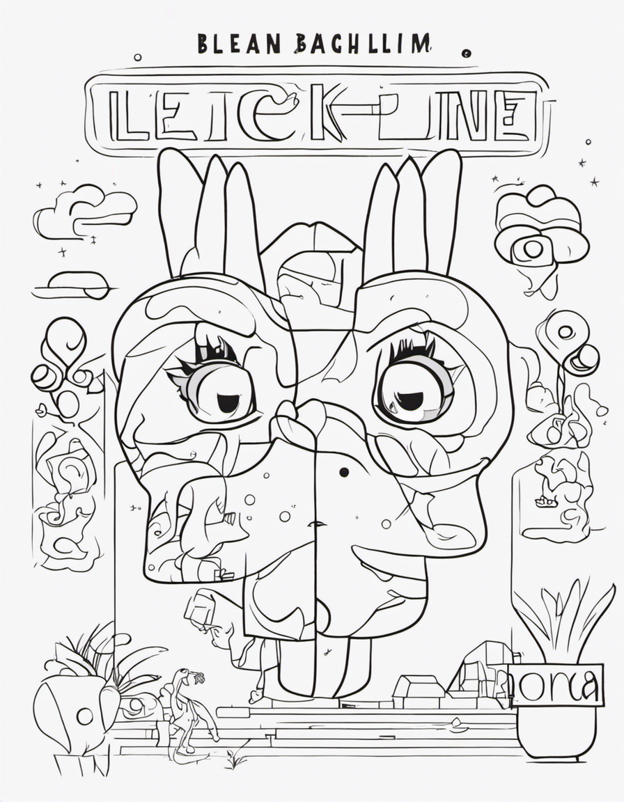 toca boca for children coloring page