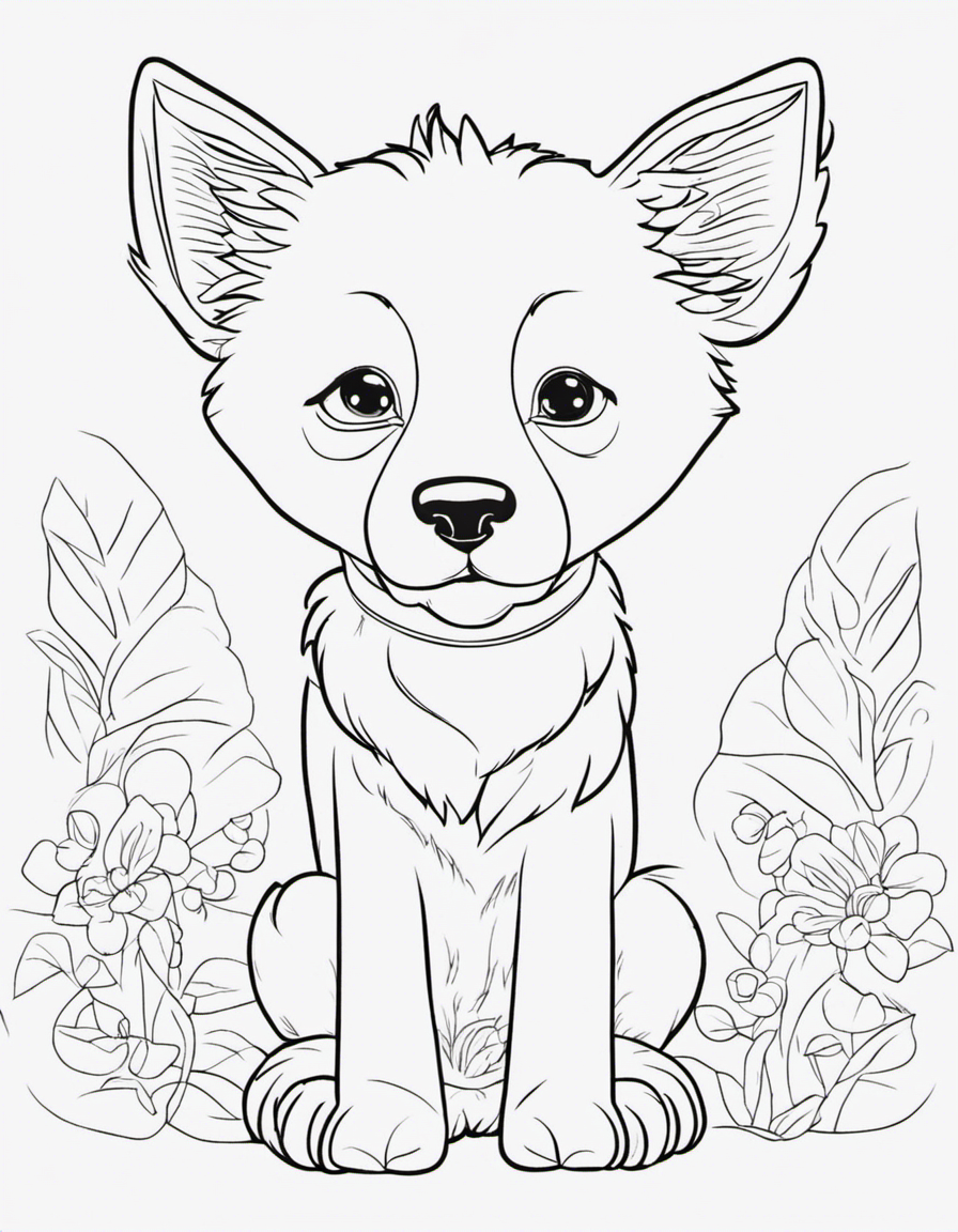 bluey for children coloring page