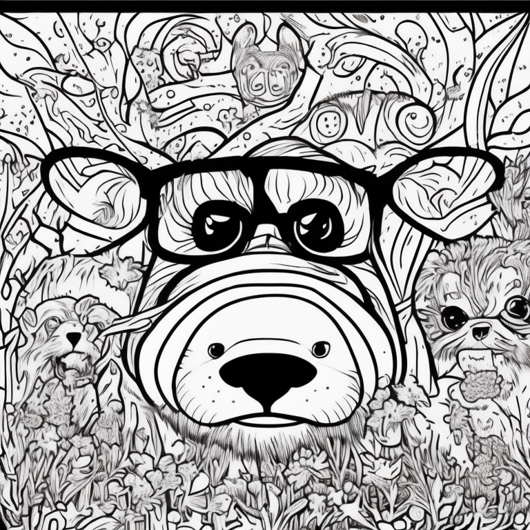 pets  coloring page