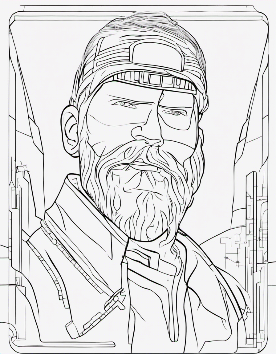 among us coloring page