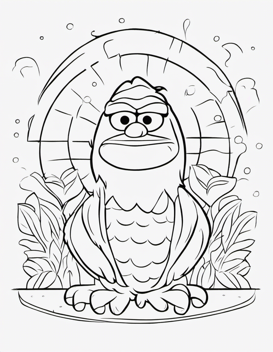sesame street coloring pages