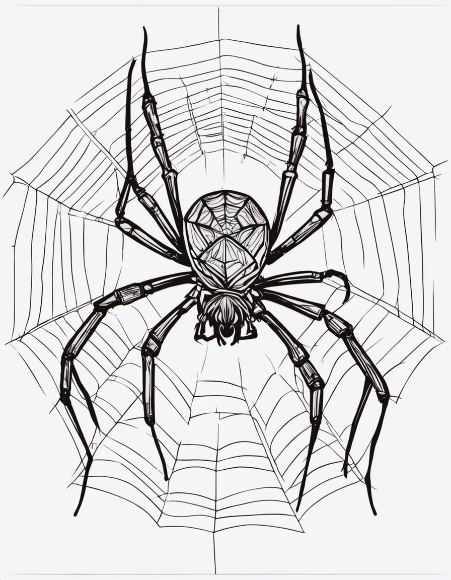 spider coloring pages