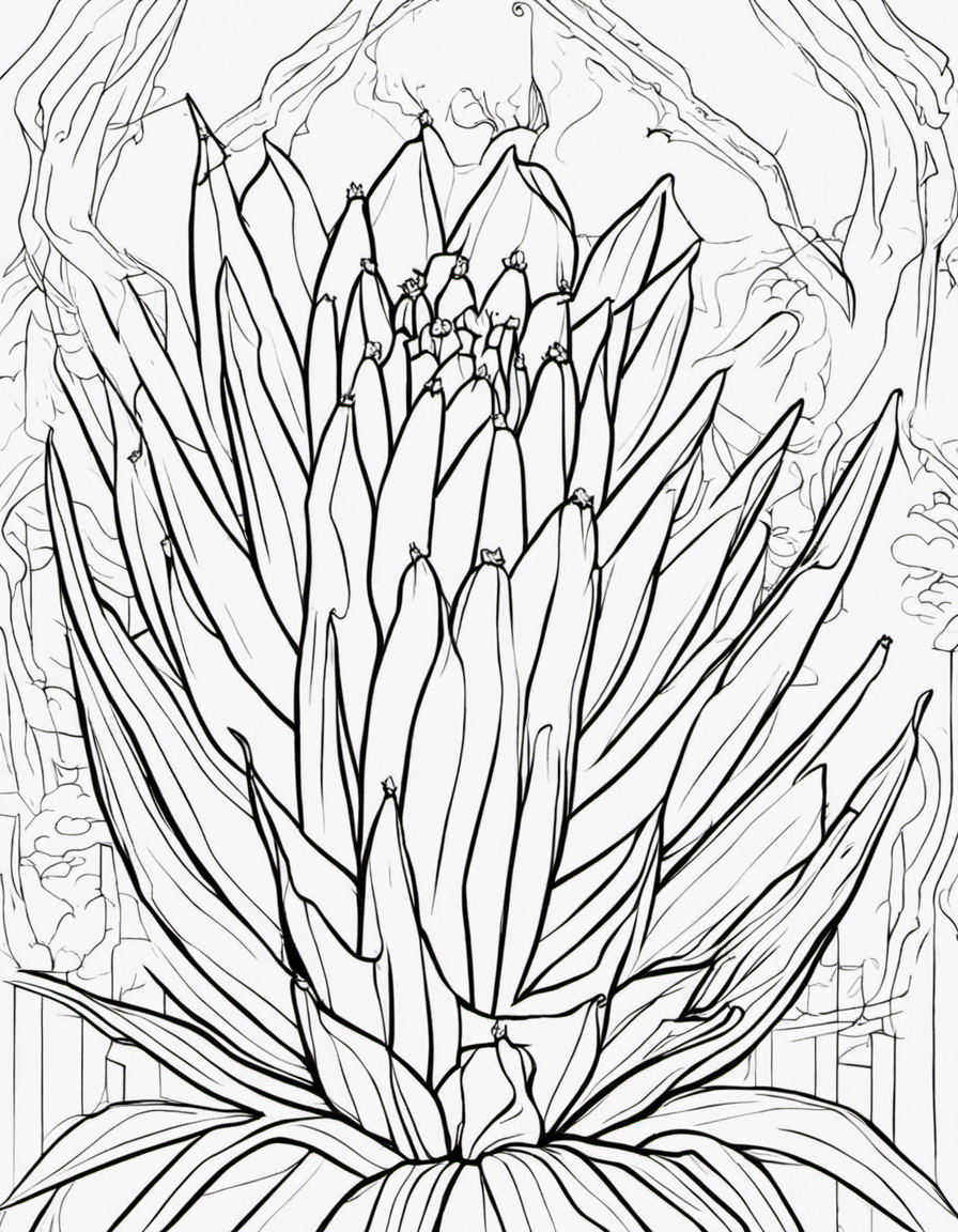 cactus coloring pages