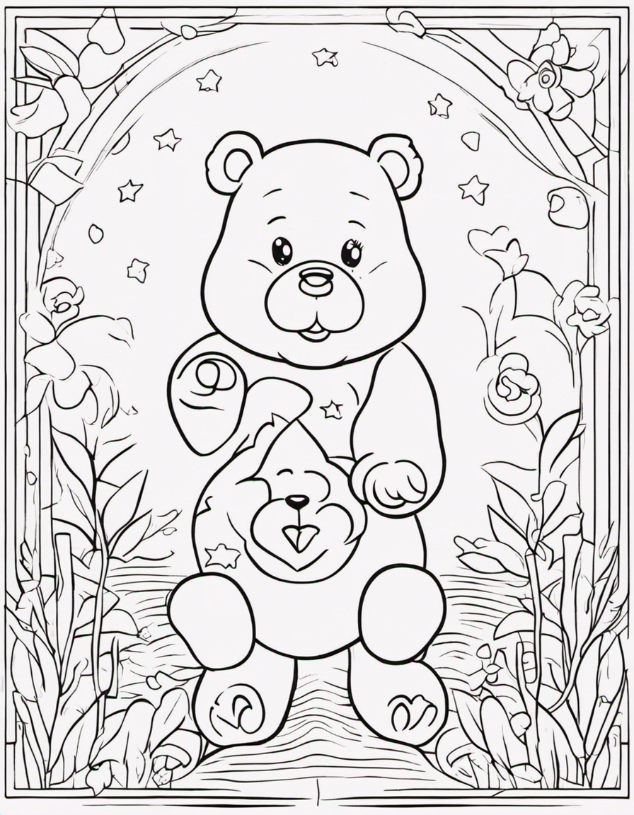 care bear coloring pages