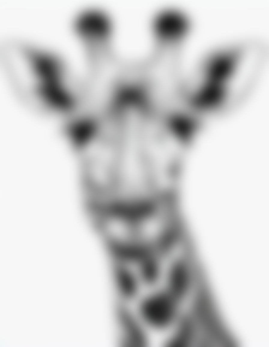 realistic giraffe coloring page