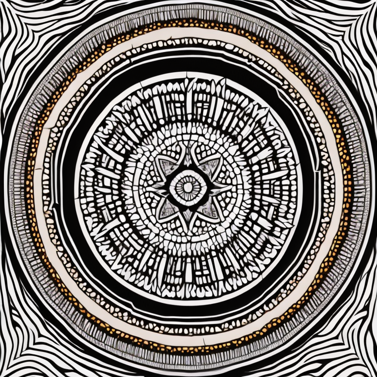 mandala coloring page