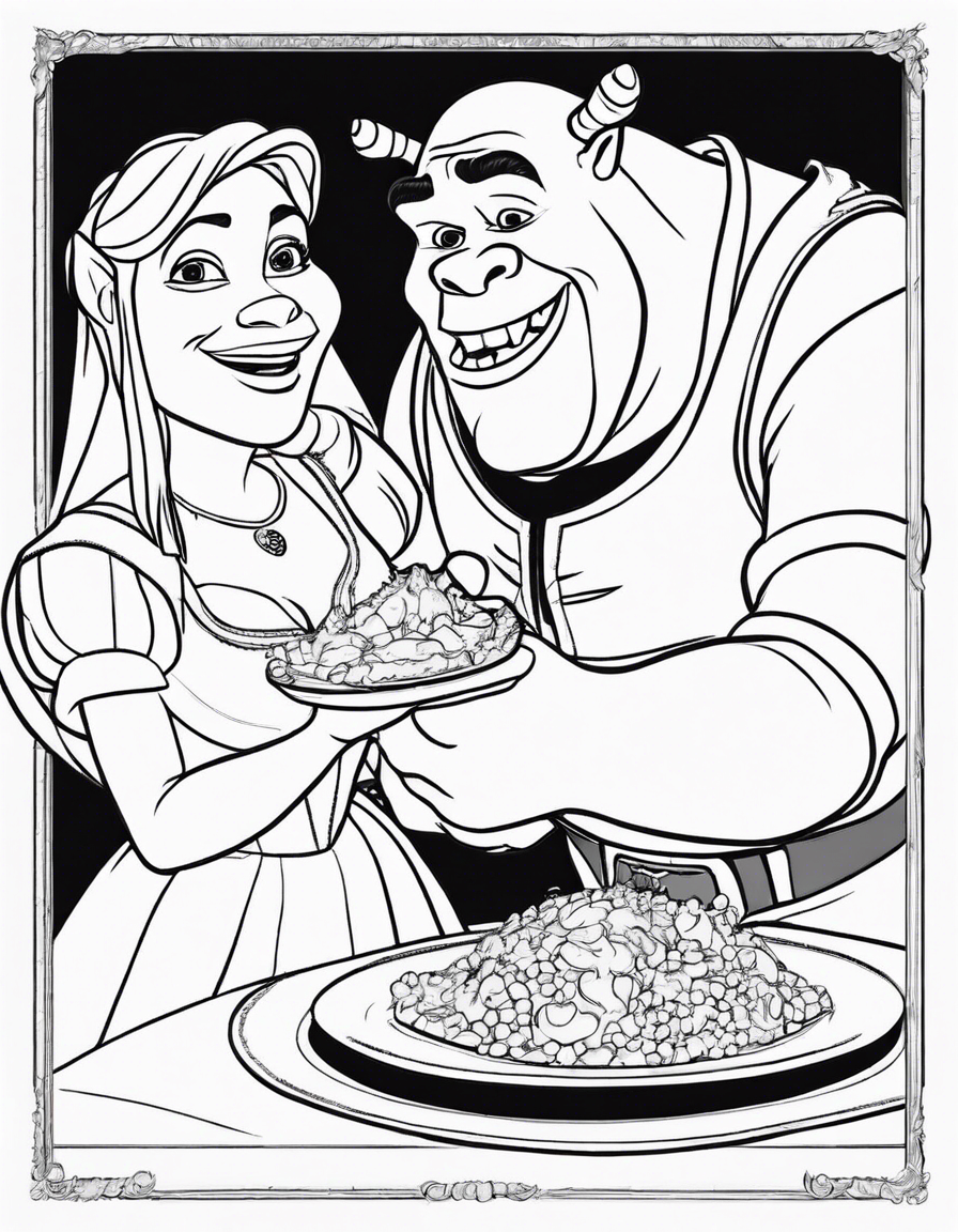 shrek coloring pages