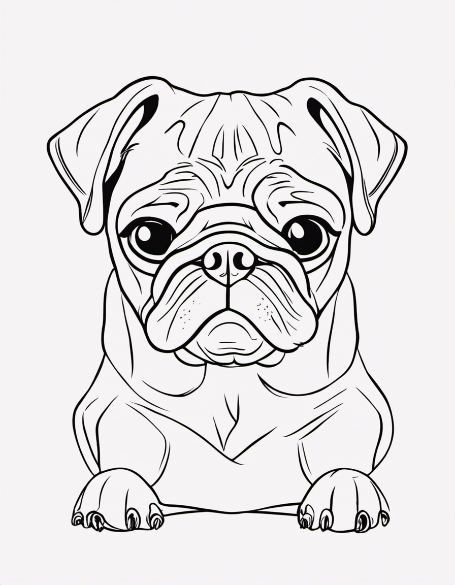 cartoon pug