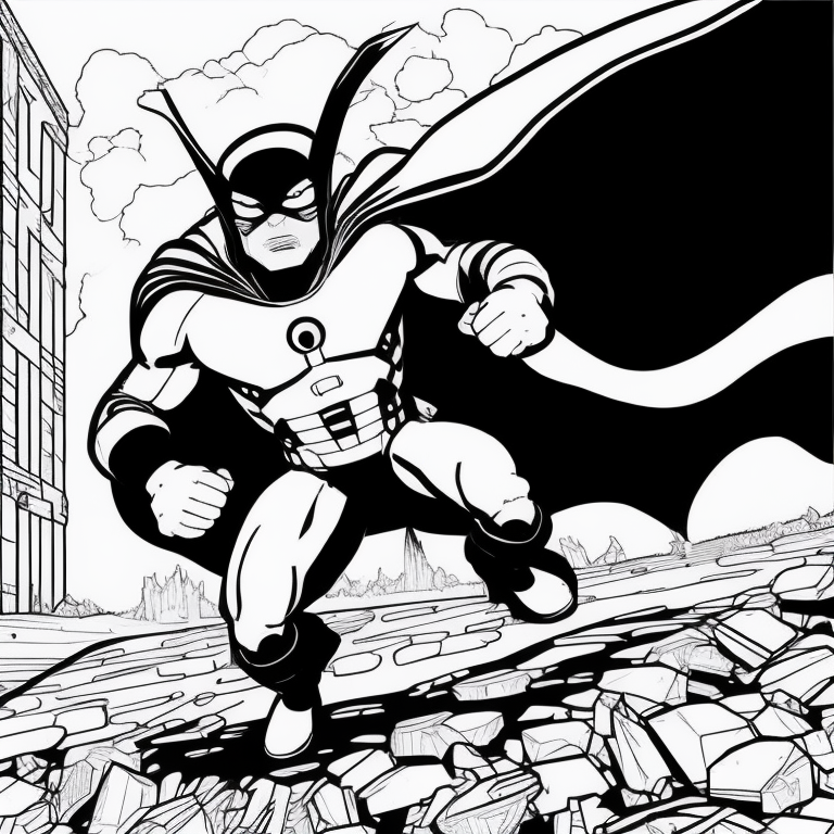 superhero coloring pages