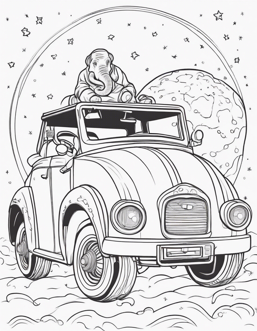 car coloring pages