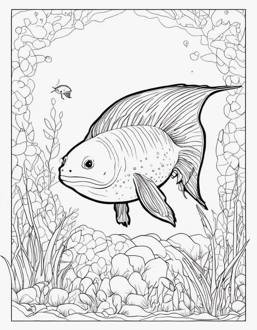 axolotl coloring pages