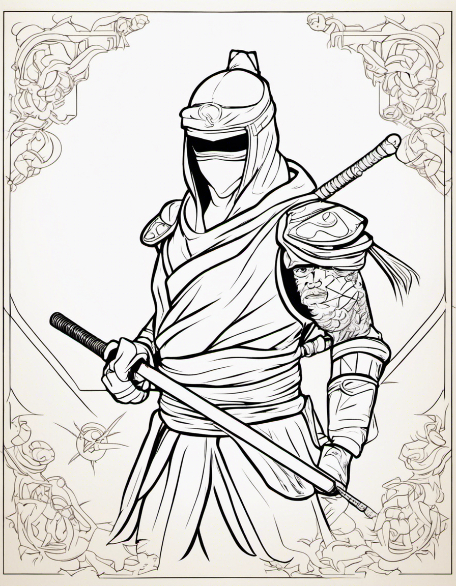 ninja coloring pages