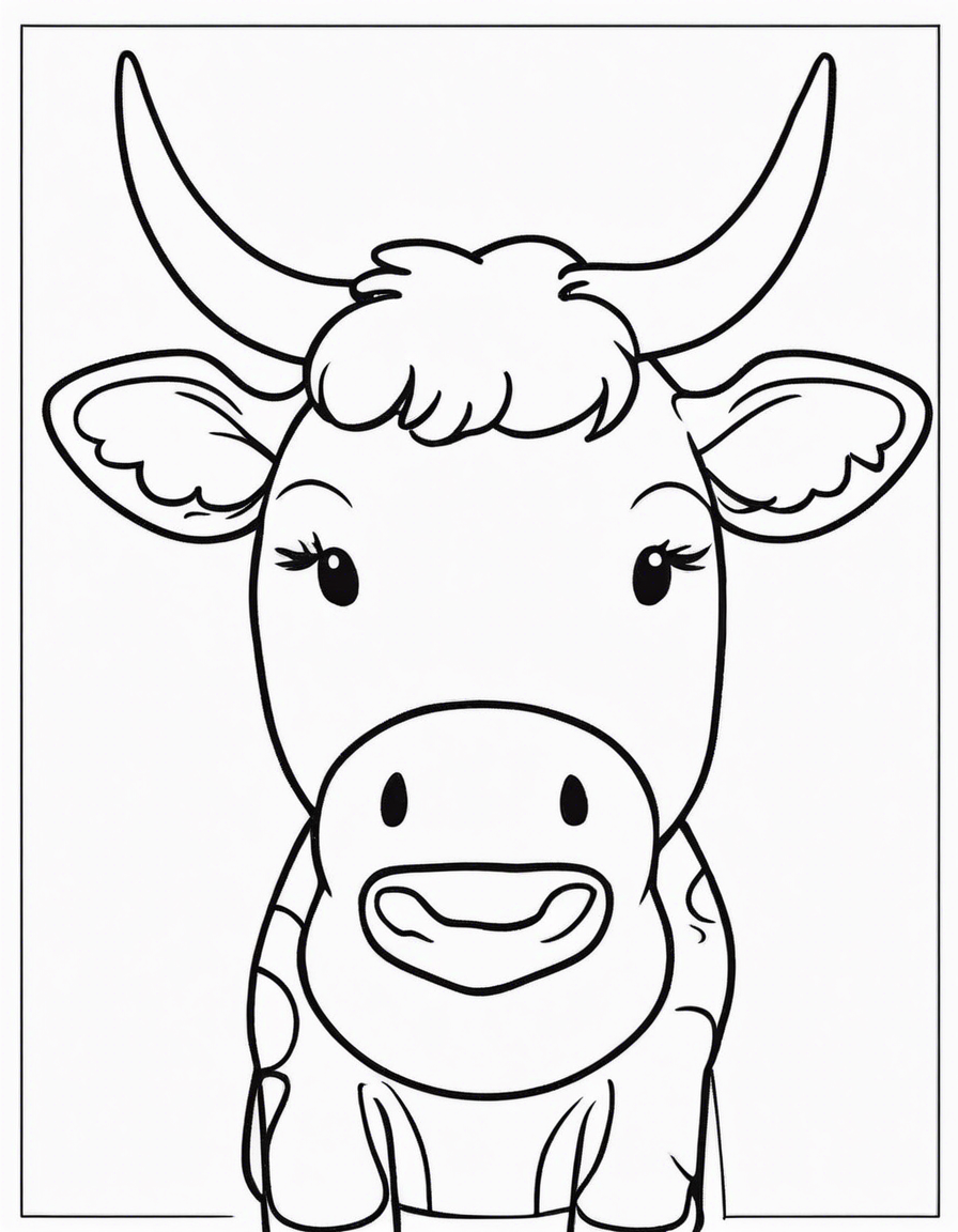 cow coloring pages