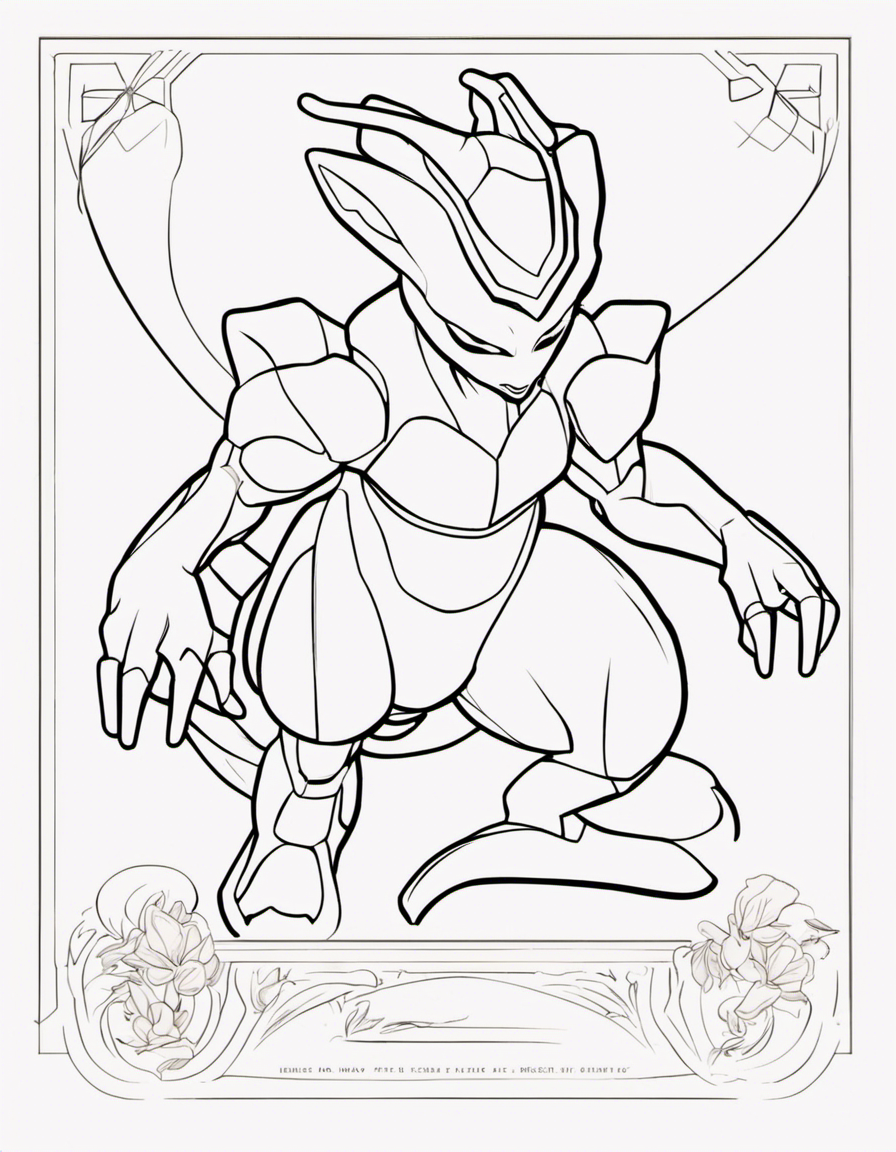 mewtwo coloring pages