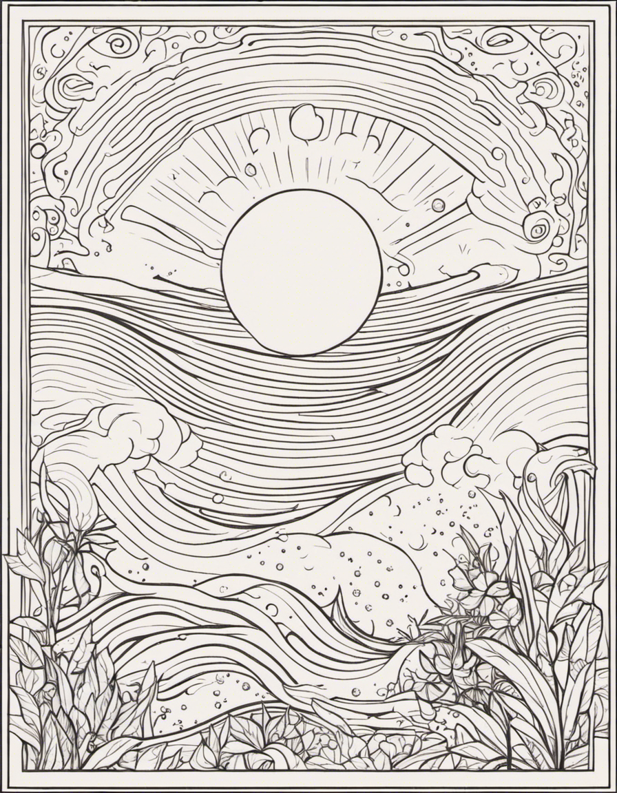 sun coloring pages