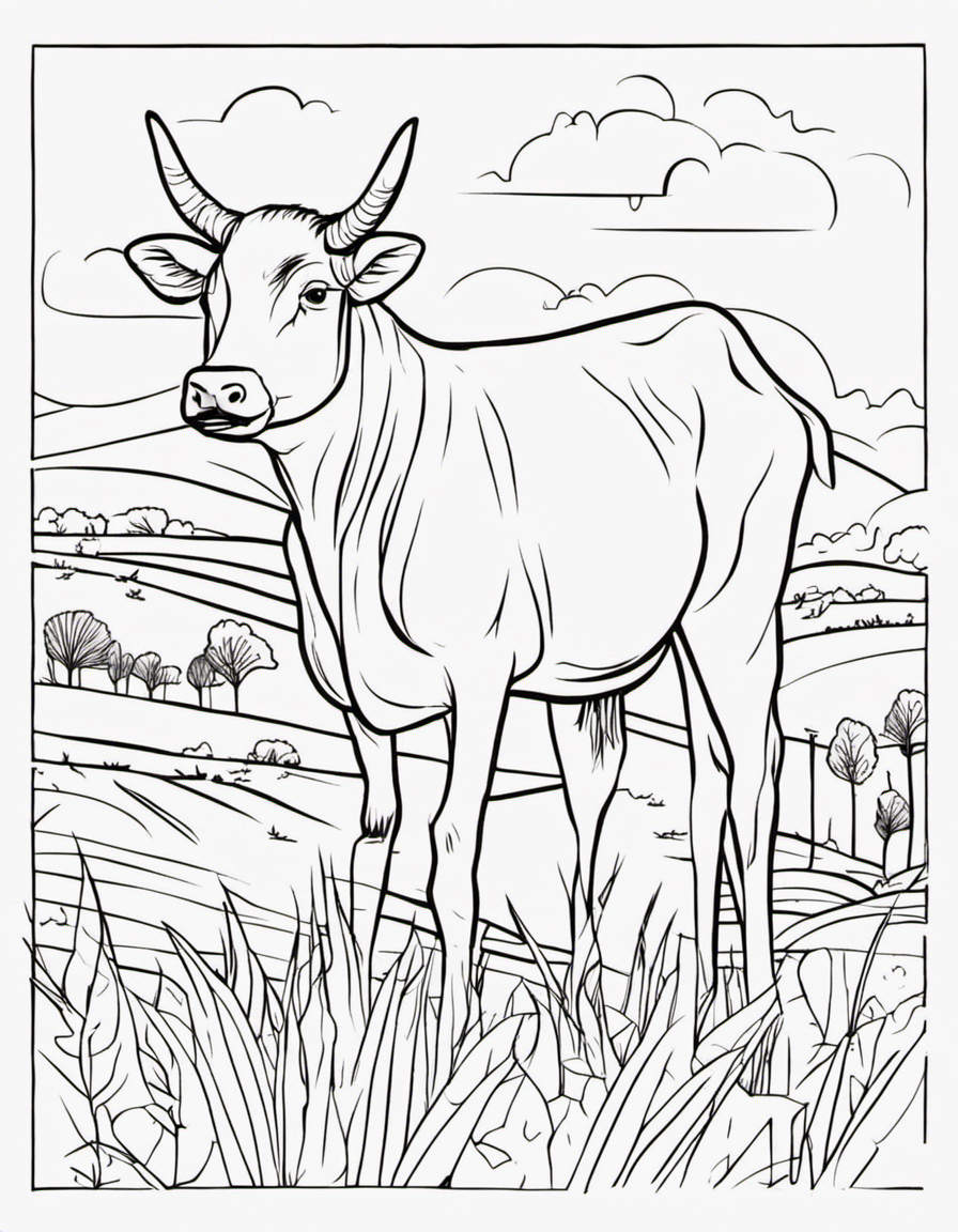 farm animals coloring page