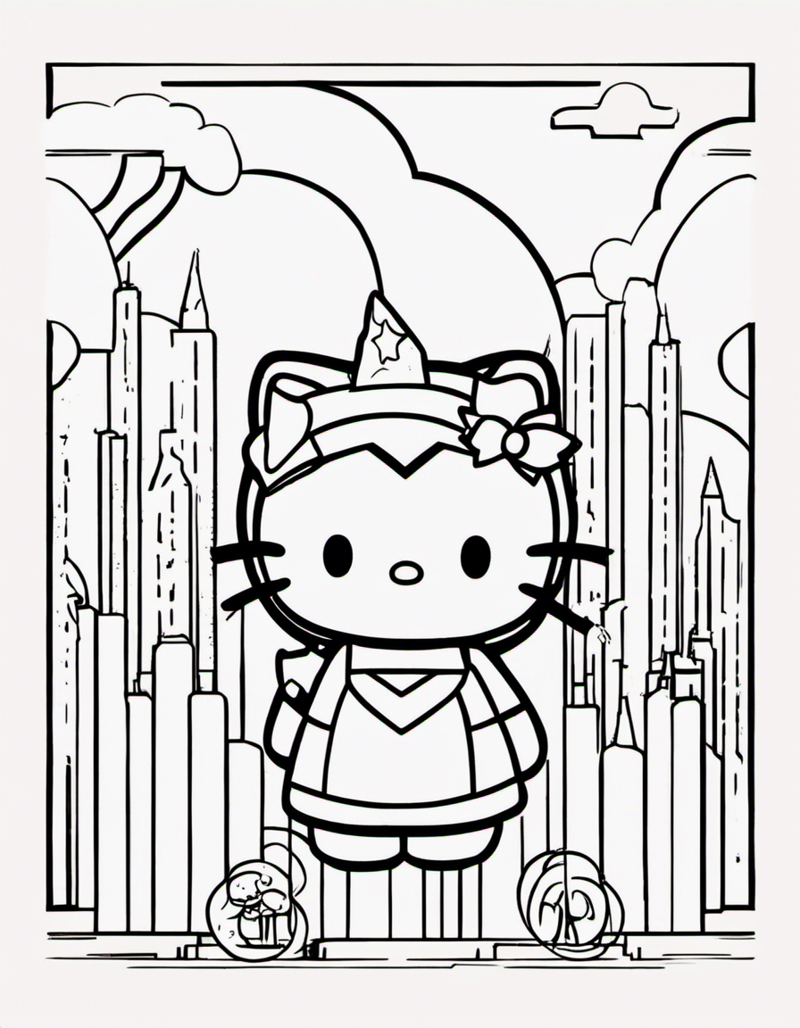 hello kitty coloring pages