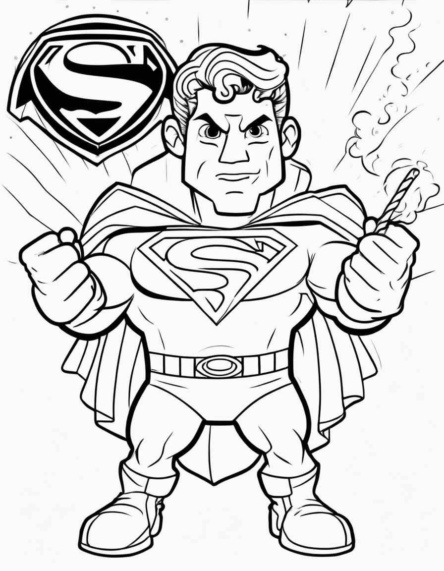 superman coloring pages