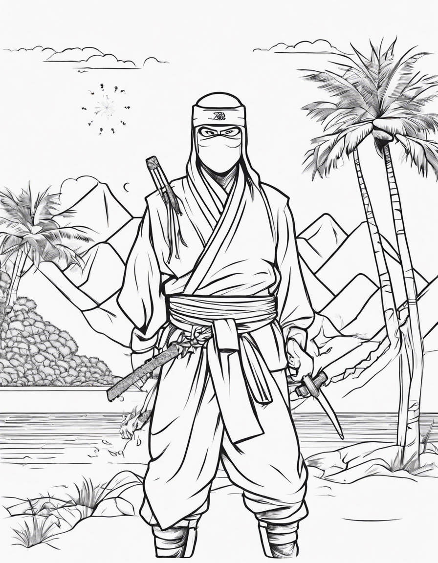 ninja coloring pages