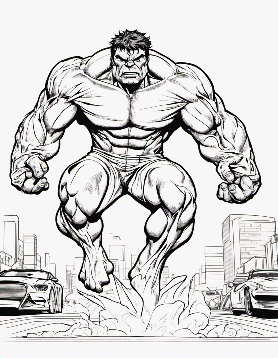 hulk coloring pages
