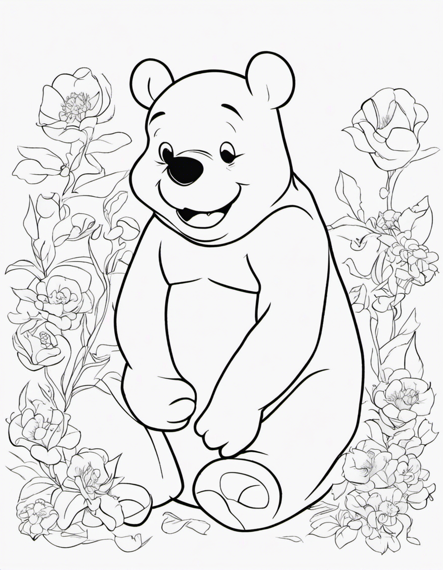 winnie the pooh coloring pages