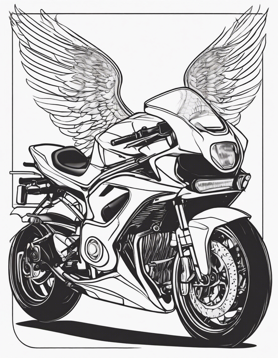 motorcycle coloring pages