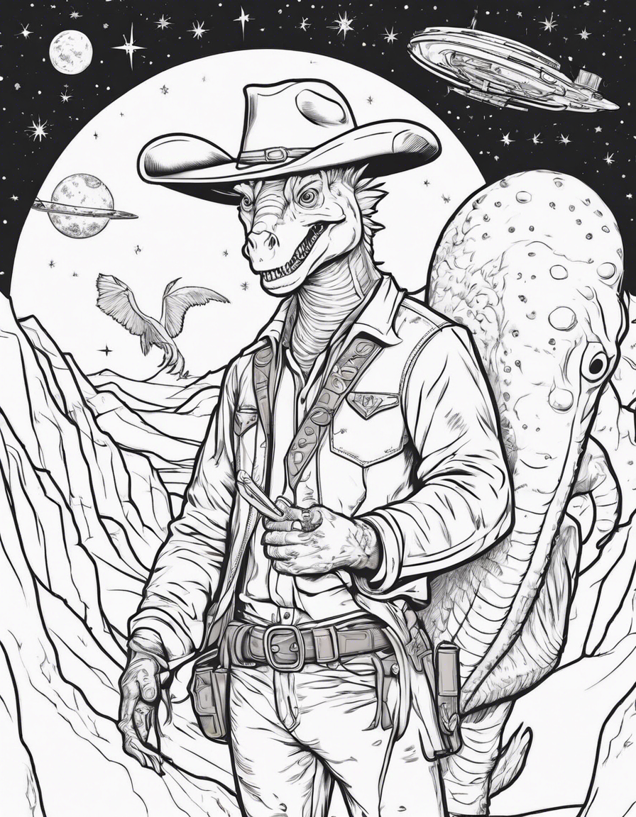 cowboy coloring pages