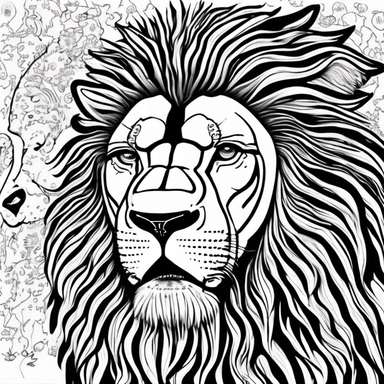 lion coloring pages