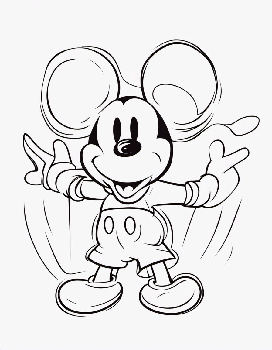 mickey mouse coloring pages