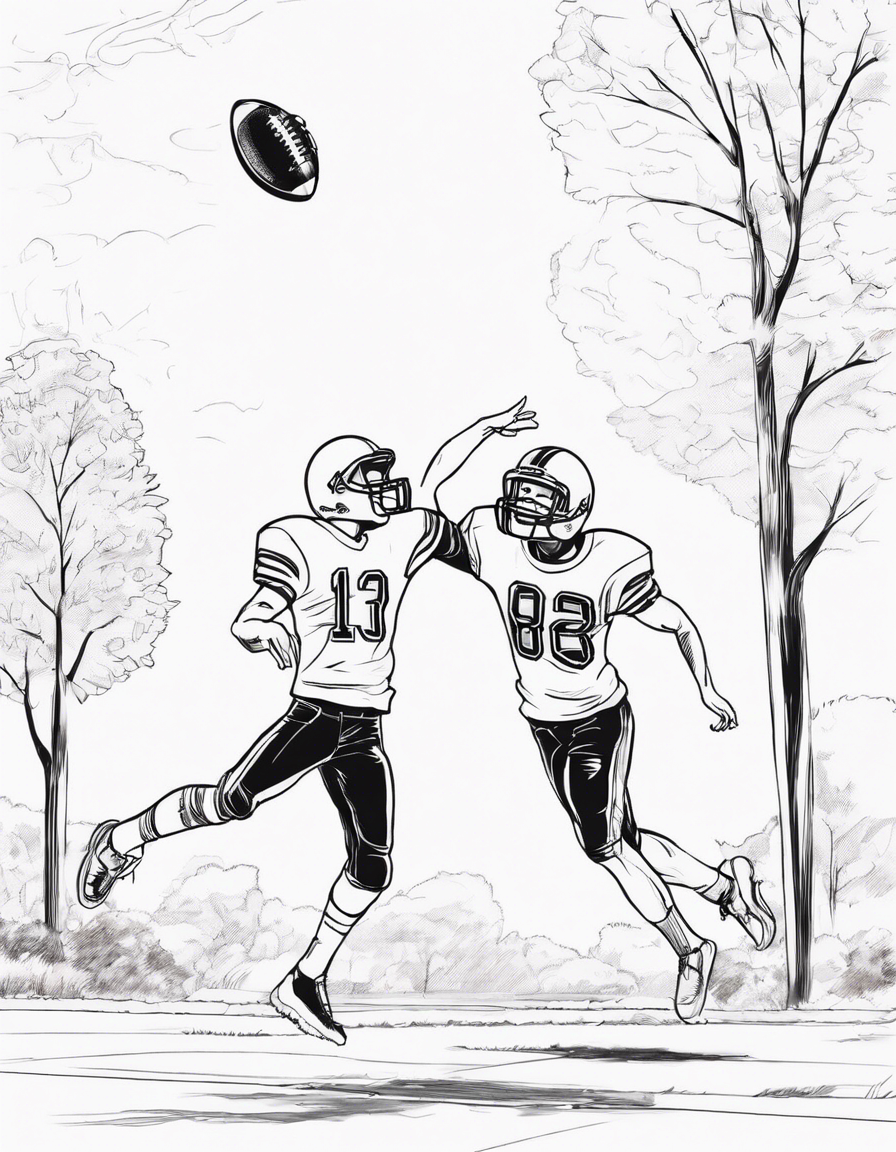 football coloring pages