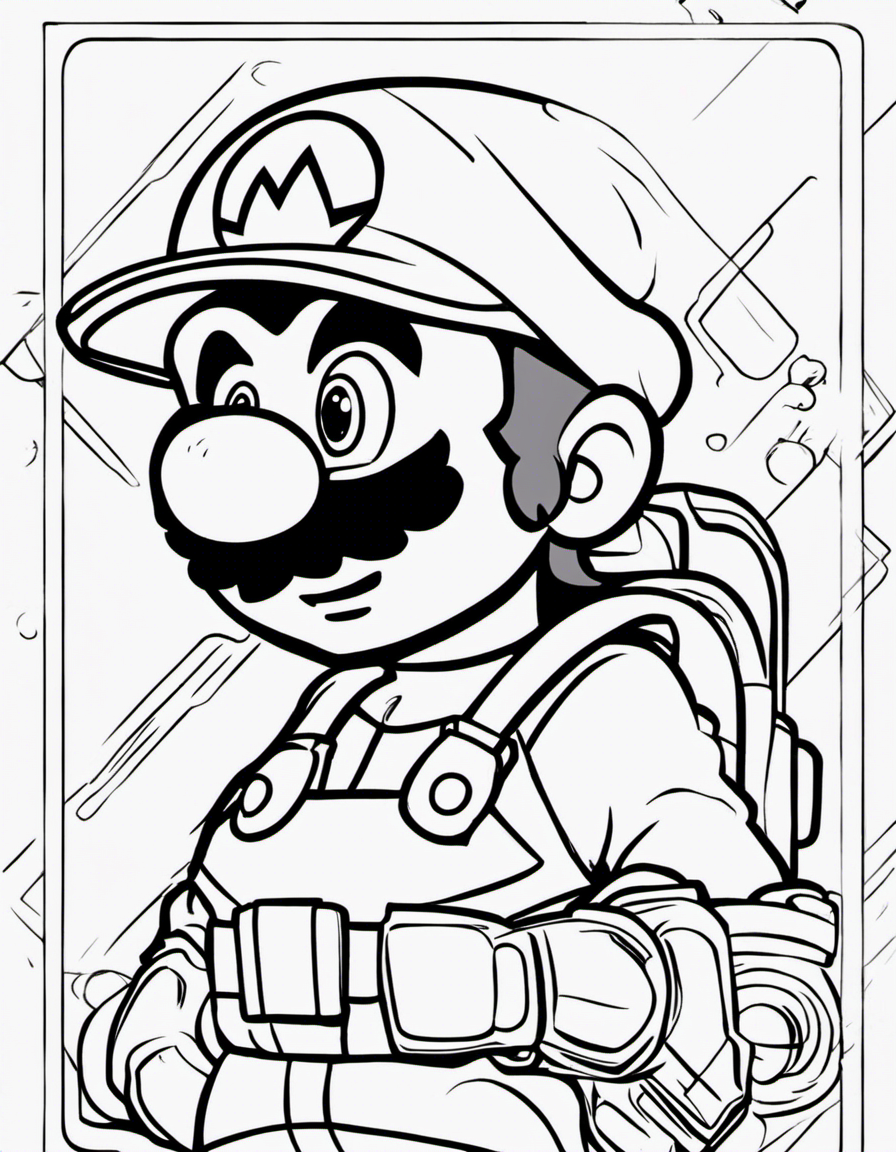 mario coloring pages