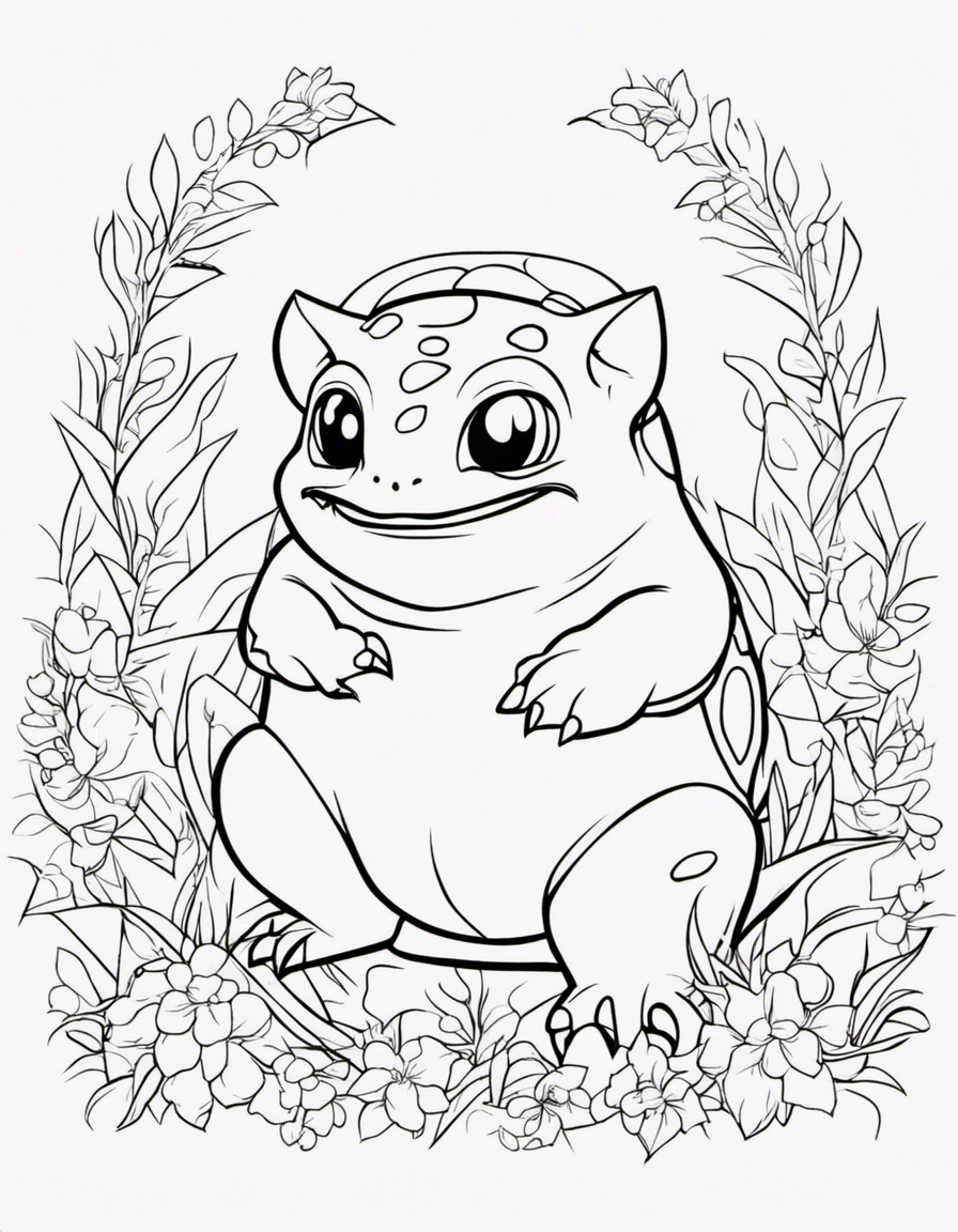 bulbasaur for adults coloring page