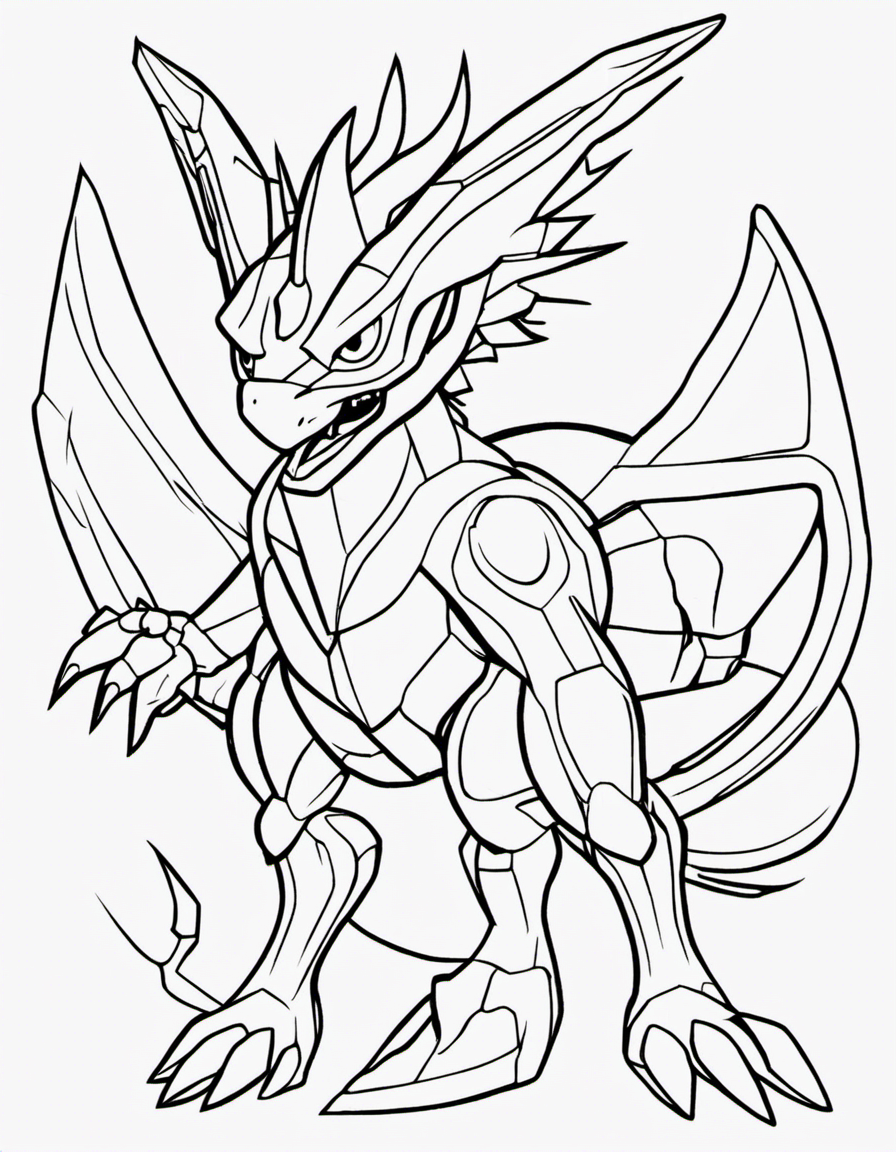 legendary pokemon for children coloring page